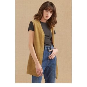 Levi's- Leather Duster Vest-1967 Vintage Clothing